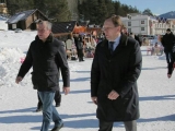 Лев Кузнецов (справа) и Рашид Темрезов осмотрели объекты туриндустрии курорта Архыз