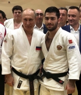 Ставропольский дзюдоист потренировался с Владимиром Путиным