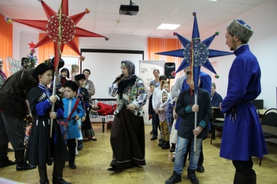 Рождественские Святки провели казаки Ставрополя