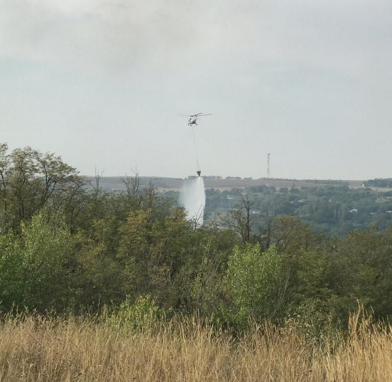 На Ставрополье в зоне потушенного пожара близ Бешпагира работает оперативный штаб