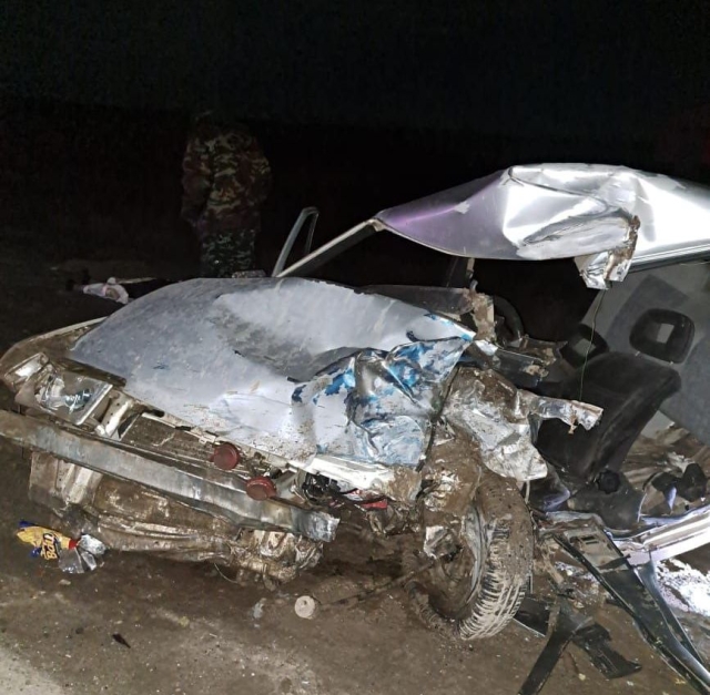 <i>В Арзгире в ДТП с автобусом погиб 21-летний местный житель на «девятке»</i>