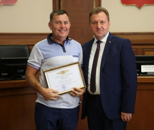 В Ставрополе накануне Дня физкультурника наградили тренеров и спортсменов