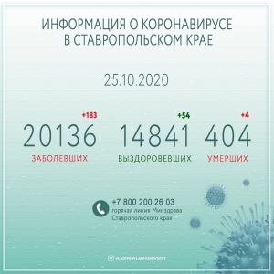 На Ставрополье проведено почти 700 тысяч тестов на коронавирус