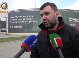 Денис Пушилин выразил признательность чеченцам за освобождение Донбасса