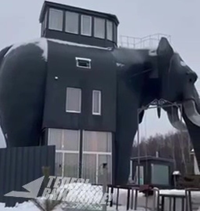 <i>Дагестанец к неудовольствию соседей построил дом-слон</i>