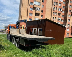 Во Владикавказе быстро снесли незаконный объект на улице Весенней
