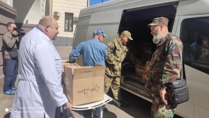 Терские казаки продолжают оказывать помощь Республиканскому травматологическому центру в Донецке