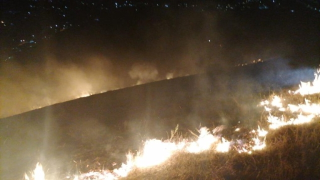 <i>В Предгорном округе потушили ландшафтный пожар на горе Юца</i>