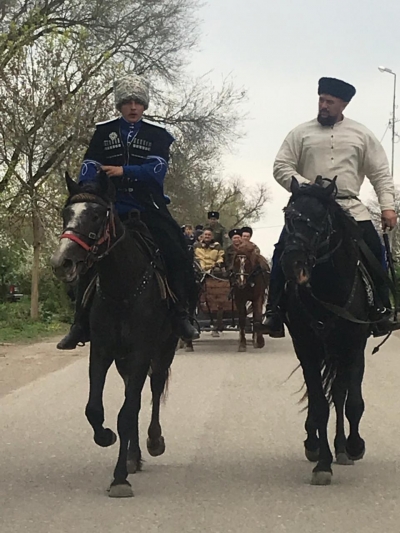 70-километровый конный переход совершили терцы села Солдато-Александровского Ставропольского края