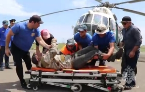 В Дагестане спасатели эвакуировали сорвавшегося в ущелье чабана