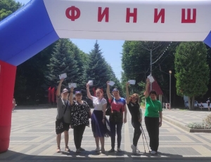 Ставропольский филиал РАНХиГС участвовал во Всероссийской акции «10 000 шагов к жизни»