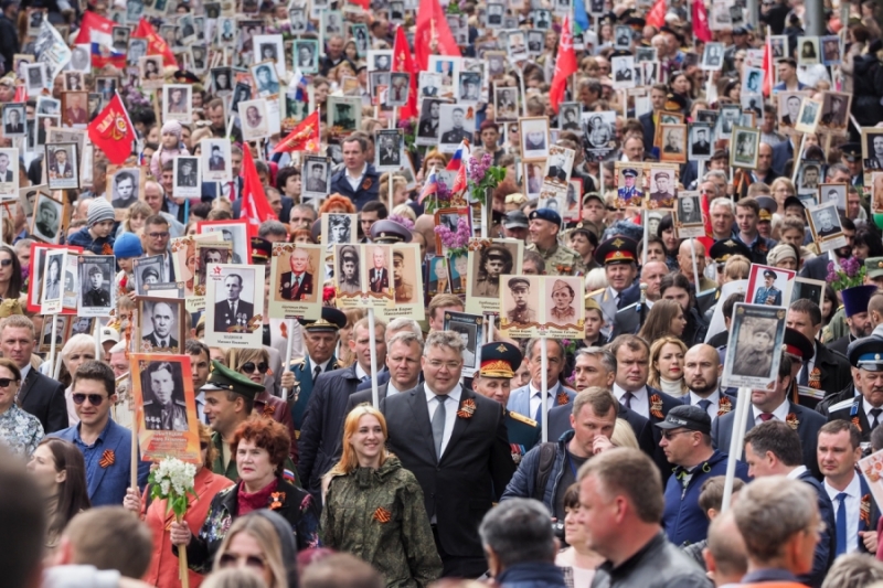 В Ставрополе 74-я годовщина Победы запомнится рекордным по числу участников «Бессмертным полком»