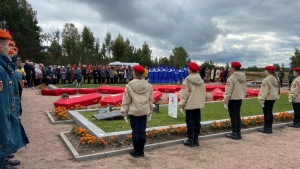 В Ленинградской области захоронили останки красноармейца-пятигорчанина