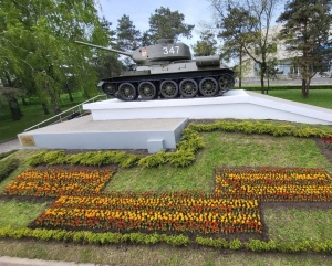 Ставрополь к 9 мая украсили живые Георгиевские ленты