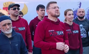 Мэр Махачкалы Салман Дадаев возглавил велопробег «Знамя Победы»