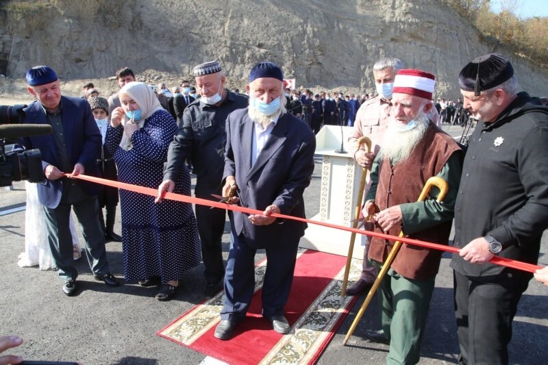 Открытие моста им. Идриса Токала в Курчалоевском районе