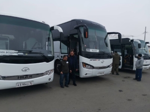 В первый рейс по маршруту «Владикавказ - Ростов-на-Дону» отправили новый автобус