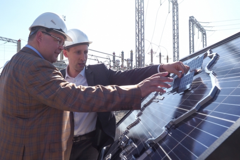 На Ставрополье открылась первая в крае солнечная электростанция