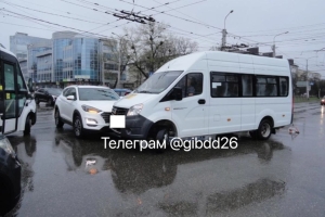 В аварии на юго-западе Ставрополя пострадал один человек