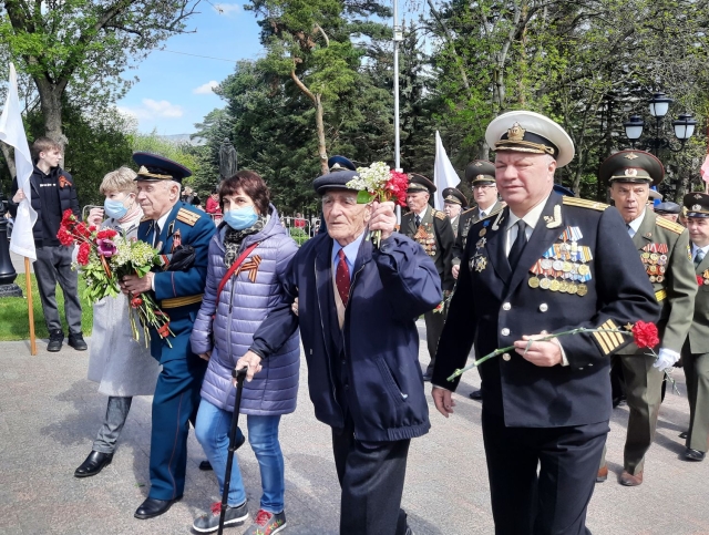 <i>По Кисловодску 9 мая прошёл «Бессмертный медицинский полк»</i>