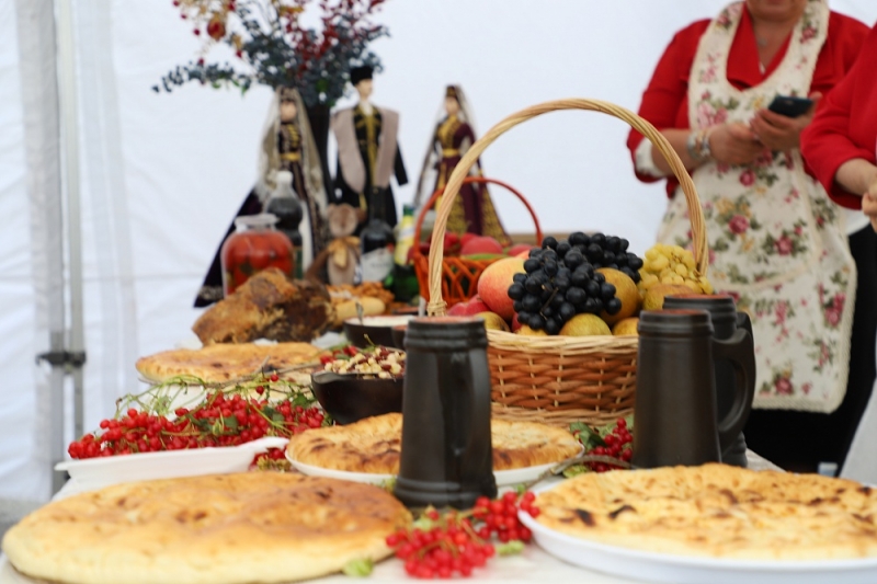 Первый день празднования был посвящен национальной кухне Северной Осетии