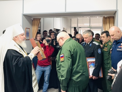 Ставропольские казаки приняли участие в освящении молельной комнаты в Аксайском казачьем кадетском корпусе