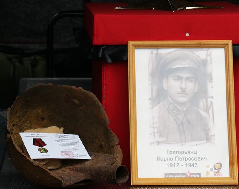 В Ставрополе торжественно перезахоронили останки солдата Великой Отечественной