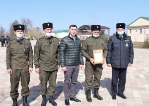 В Новоселицком прошёл совместный инструктаж патруля и казачьих дружин