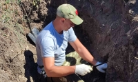 Ставропольские поисковики обнаружили останки двух красноармейцев