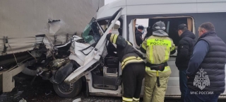В Северной Осетии в ДТП попал микроавтобус с туристами из Подмосковья