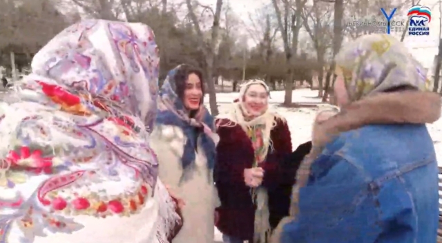 <i>Девушки творческих коллективов Невинномысска записали видеоролик ко Дню защитника Отечества</i>
