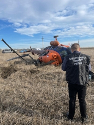 В районе Незлобной на Ставрополье произошла жесткая посадка вертолета