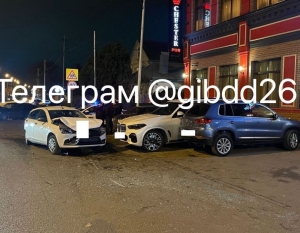 В Пятигорске пьяный водитель протаранил три автомобиля