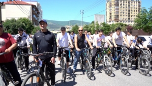 Велопробег в Дербенте посвятили жертвам СПИДа