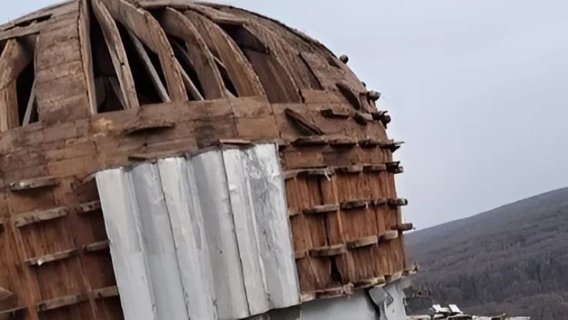 В Железноводске завершают ремонт купола дворца Бухарского эмира