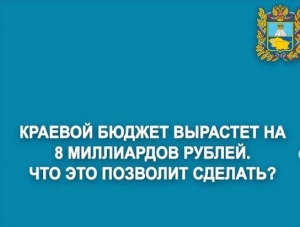 Губернатор Ставрополья сообщил о расходах за счет сверхплановых доходов