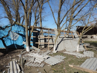 Новоселицкие казаки устранят последствия урагана, обрушившегося на Ставрополье