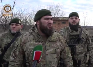 Чеченские бойцы из «Ахмат-1» пресекают вылазки ДРГ противника
