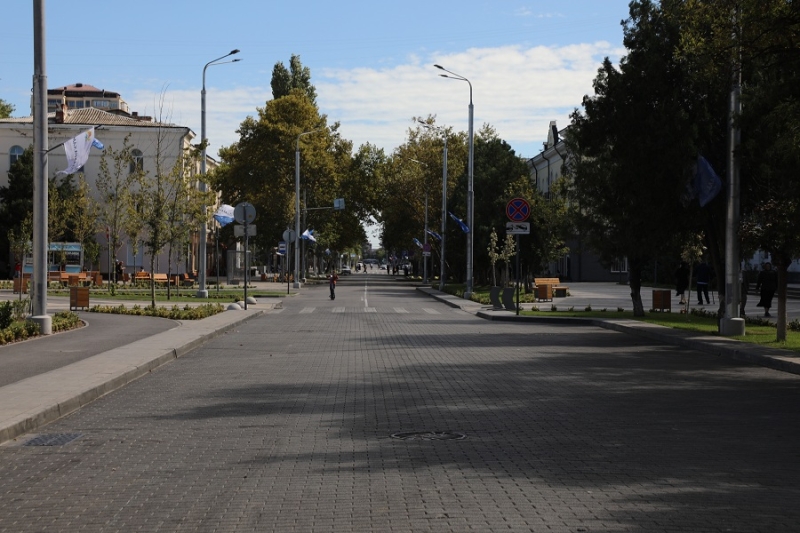 Улица Коркмасова в Махачкалу
