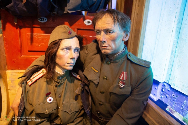 В Ставрополе за три дня «Поезд Победы» посетили 4,5 тысячи человек