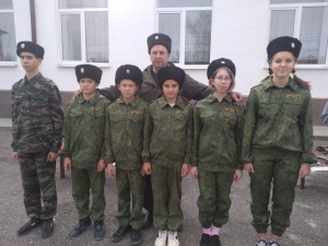 В школе села Шишкино провели казачий День здоровья