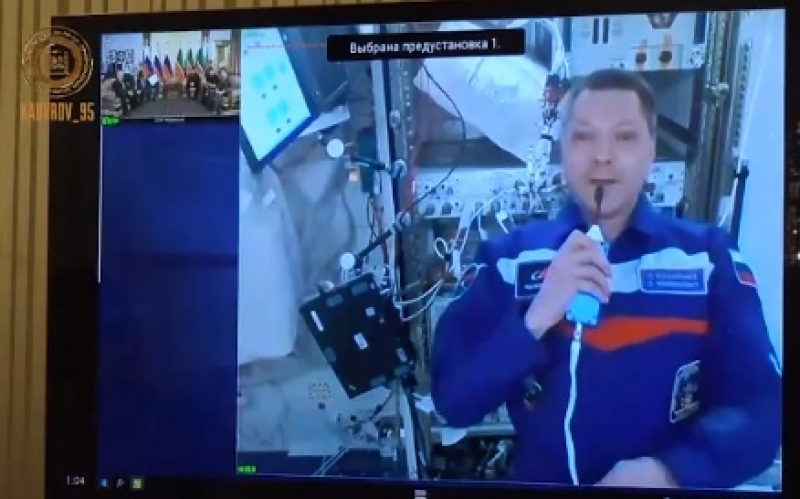 Космонавт Олег Кононенко передал Кадырову привет с борта МКС